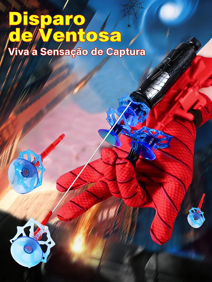 🕷️ Kit Lança-Teia Infantil
